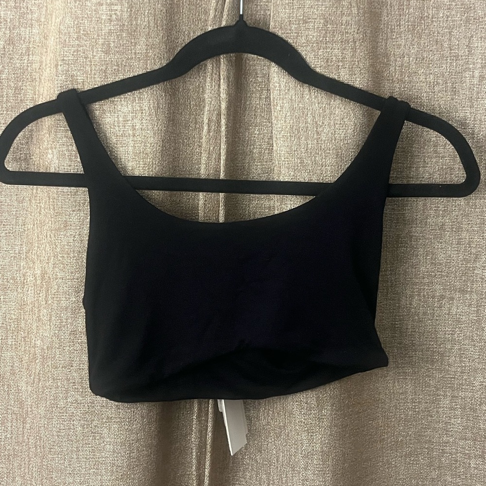 Naked Wardrobe Smooth Scoop Tank Crop Too size M NWT